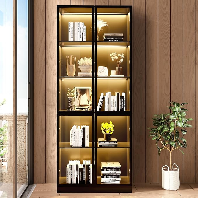 Wildhome Wooden Display Storage Cabinet - Image 6