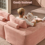 ovios 104" Cloud Boneless Couch - Image 8