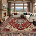RELEANY Washable Area Rug, Large 10'x12', Water Repellent, Pet Friendly by RELEANY