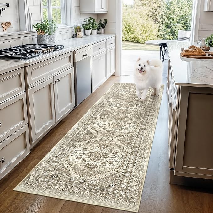 Washable Runner Rug 2.5x16, Non-Slip Long Kitchen Rugs, Soft Hallway Runner - Image 9