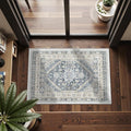2x3 Entryway Rug Washable Rug Runner by Restydon