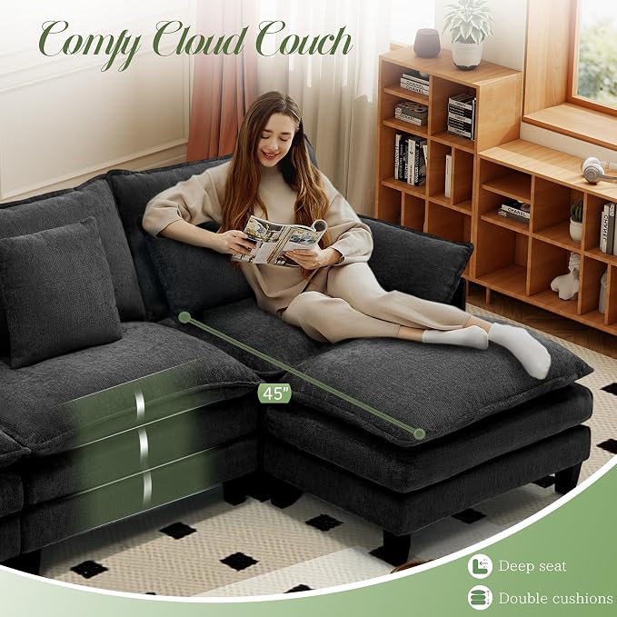 Cloud Couch, U Shaped Modern Sofa - Image 4