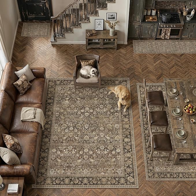 2 Piece 2x3/2'6''x8 Washable Rug - Image 8
