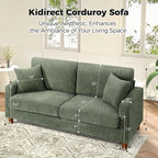 Kidirect 70in U Shaped Couch, Modular Sofa No Tool Assembly, Comfy Sectional - Image 2