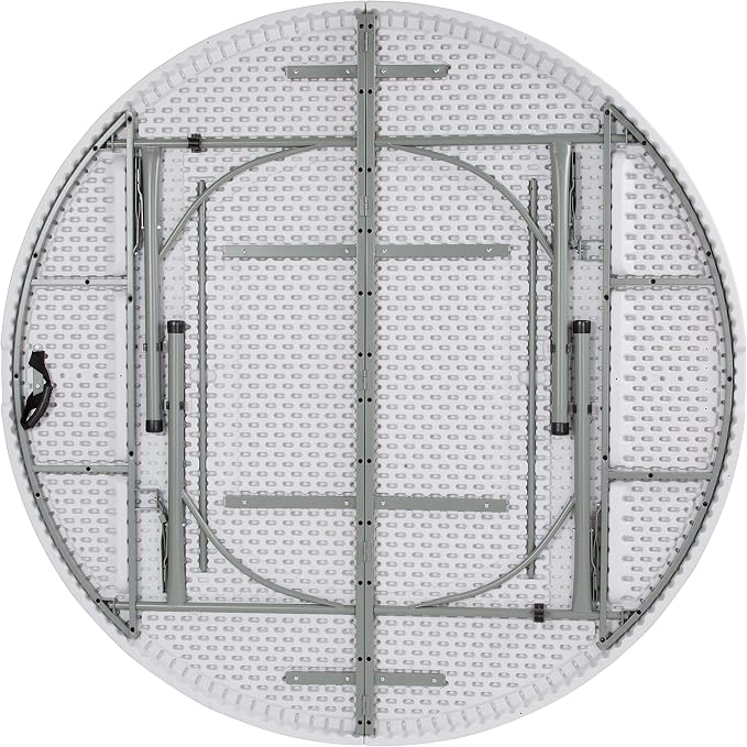 Flash Furniture Stonewall 6' Round Plastic Folding Event Table - Image 6