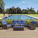 HILLGA Luxury High Back Patio Furniture Set - Image 7