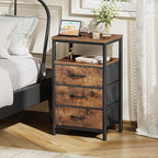 Huuger Nightstands Set of 2, 27.6 Inch End Tables - Image 2