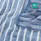Snuggle Sac Ultra Soft Blue Throw Blanket - Image 4