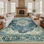 RELEANY Washable Area Rug, Large 10'x14', Water Repellent, Pet Friendly - Image 2