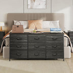 WLIVE 47''W Dresser for Bedroom, 55 inch TV, Wide Chest of Drawers - Image 2