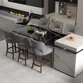 VKNOW Bar Stools Set of 6, Modern Counter Stools by VKNOW