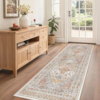 2x5 Rug Runners for Hallways Non Slip, Kitchen Rugs, Nursery Room, Soft Runner by Zesthome
