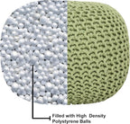 REDEARTH · Round Pouf Foot Stool Ottoman - Image 8