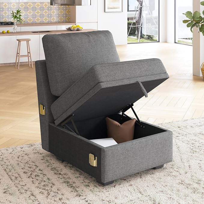 HONBAY Single Seat for Modular Sectional Sleeper Sofa - Image 2