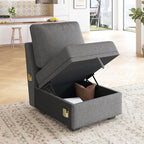 HONBAY Single Seat for Modular Sectional Sleeper Sofa - Image 2