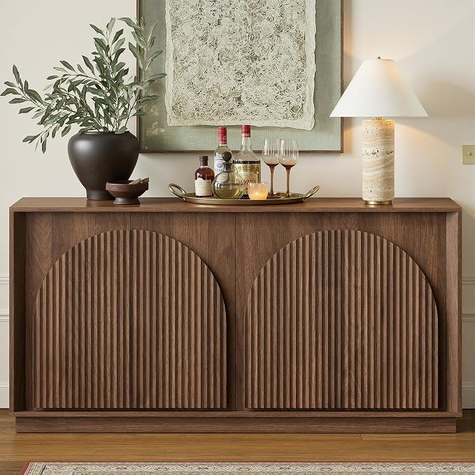 win2win Fluted Sideboard Buffet Cabinet by WIN2WIN