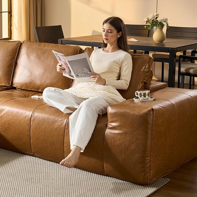 ovios 106" Cloud Boneless Couch - Image 9