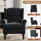 Mid-Century Modern Wingback Chair - Image 3