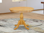 East West Furniture AMT-OAK-TP Antique Kitchen Dining Table - Image 2