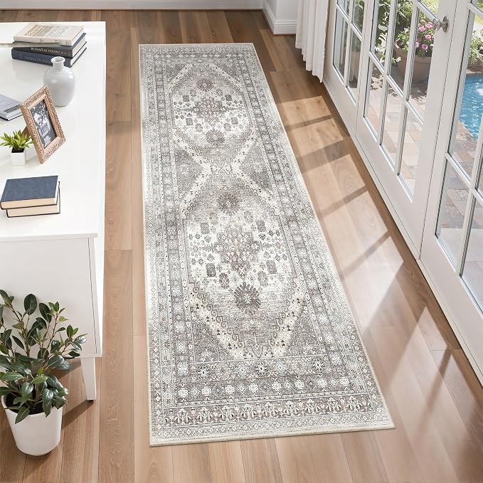 2x5 Rug Runners for Hallways Non Slip, Kitchen Rugs, Nursery Room, Soft Runner - Image 3