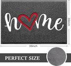 Door Mat Welcome Mat Floor Mat for Entryway, High Traffic Areas | Low Profile - Image 3