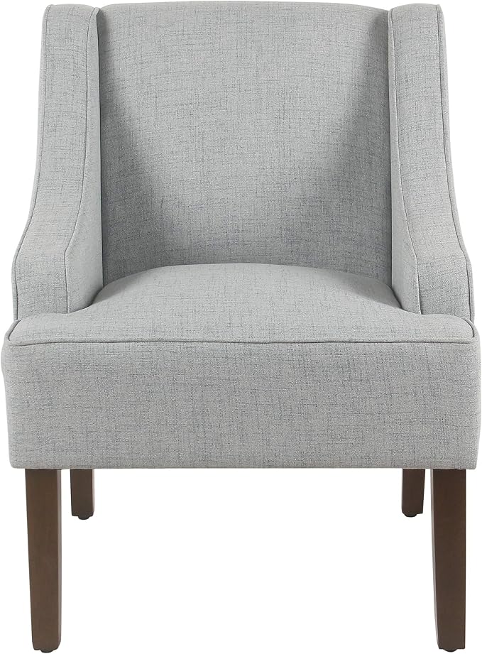 HomePop Swoop Arm Living-Room-Chairs, Soft Dove Gray - Image 5