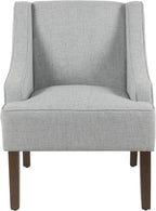 HomePop Swoop Arm Living-Room-Chairs, Soft Dove Gray - Image 5