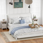 YESHOMY Farmhouse Modern Nightstand - Image 6
