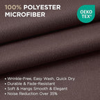 Joydeco Blackout Curtains 95 Inches Long 1 Panel, Thermal Insulated Long - Image 2