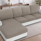 H.VERSAILTEX Backrest Cushion Covers Sectional Couch Back Cushion Covers by HVERSAILTEX
