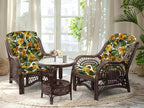 Malibu Lounge Living Accent Armchair Natural Rattan Wicker Handmade Design - Image 6