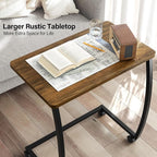 SRIWATANA Side Table, C-Shaped End Table - Image 4
