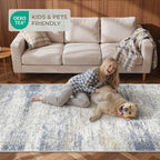 4x12 Runner Rug Non Slip, Washable Hallway Runner Rug, Nursery Room, Soft - Image 9