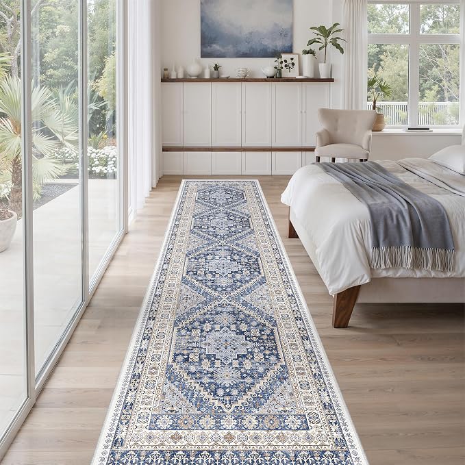 2x10 Runner Rug Non Slip, Washable Hallway Runner Rug, Laundry Room, Soft - Image 4