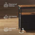 Huuger LED TV Stand for Bedroom, 47 Inch Dresser TV Stand for 43, 55 Inch TV - Image 8