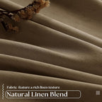 Dutch Cocoa Linen Blackout 120 Inch Curtains - Image 5
