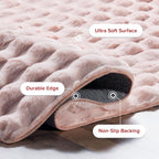 nuLOOM Jeni Blush Checkered Washable Area Rug - Image 6