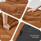 Bean Bag Chairs for Adults Giant Bean Bag Chair Memory Foam BeanBag Chair Bean - Image 6