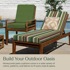 Honeycomb Outdoor Chaise Lounge Cushion - Image 4