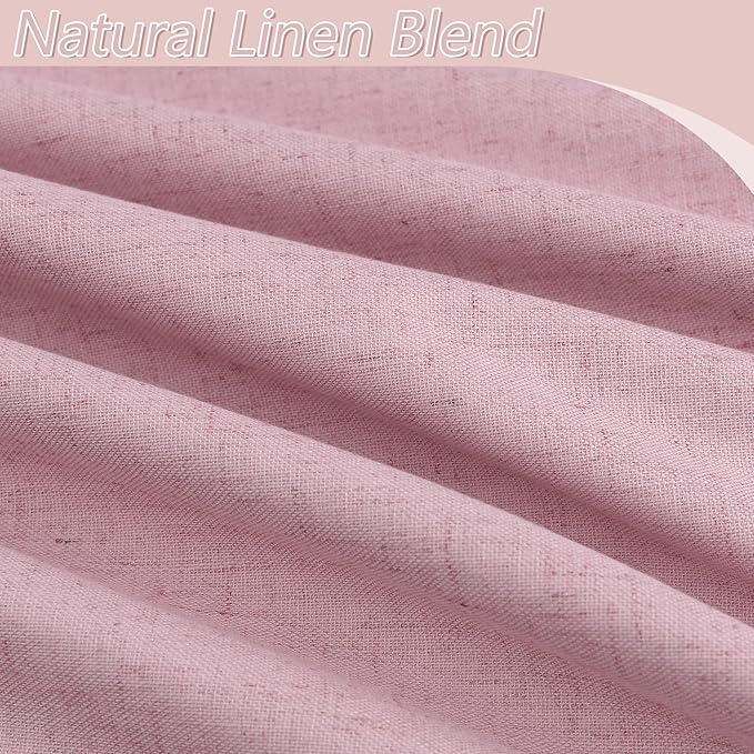 100% Blackout Curtains 90 Inch Length 2 Panels Set - Image 3