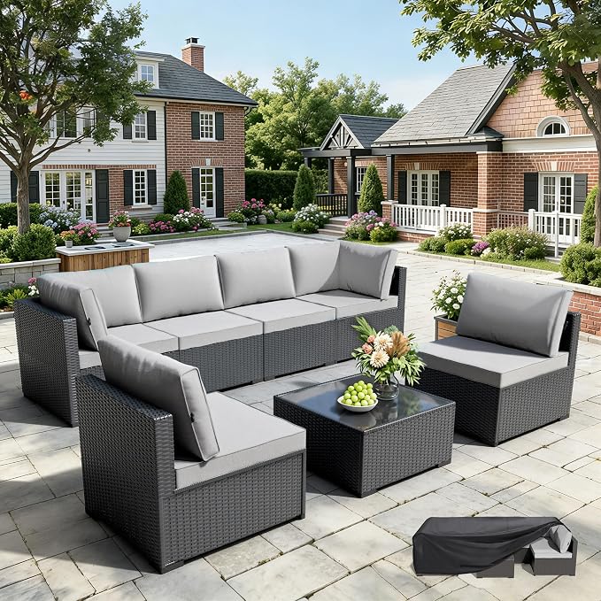 WWR Patio Furniture Set 7 Piece by Unknown