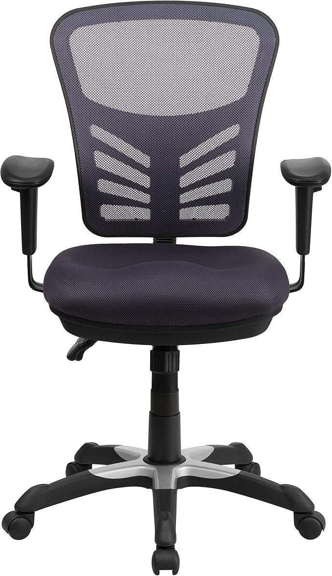 Flash Furniture Nicholas Mid-Back Swivel Office and Gaming Chair, Ergonomic - Image 10