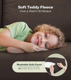 Welzona 83" Couches for Living Room, Teddy Sofa Couch, Comfy Sofas for Living - Image 4