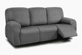 ULTICOR 8-Pieces Recliner Sofa Covers, Yarn Dyed Stretch Reclining Couch Covers by ULTICOR