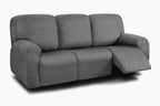 ULTICOR 8-Pieces Recliner Sofa Covers, Yarn Dyed Stretch Reclining Couch Covers by ULTICOR