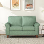 Bonzy Home 57" Loveseat Sofa, 2 Seater Comfy Love Seat Sofa by BonzyHome
