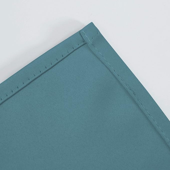 Sea Teal Thermal Blackout Curtains/38 x 54 Inch/Set of 2 Panels Room Darkening - Image 8