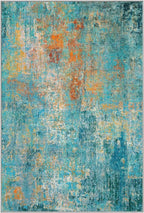 RELEANY Washable 7'x9' Abstract Area Rug - Image 10