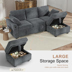 Hanherry 81" Sectional Couch - Image 6