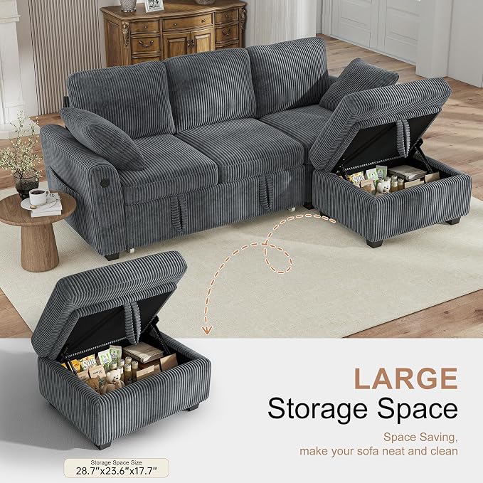 Hanherry 81" Sectional Couch - Image 6